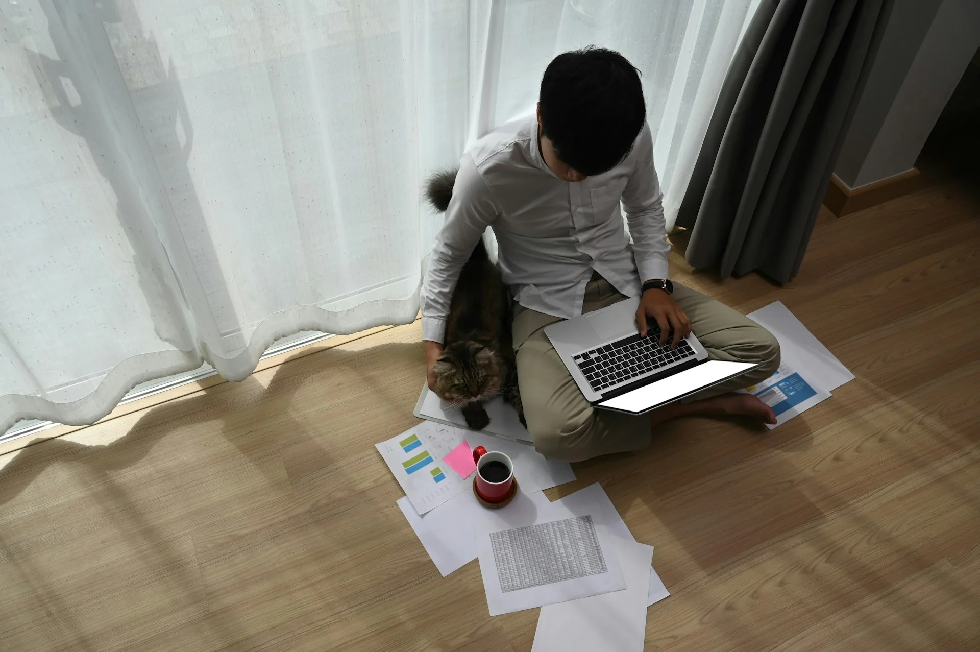 photo - a child with an autism eating disorder doing homework