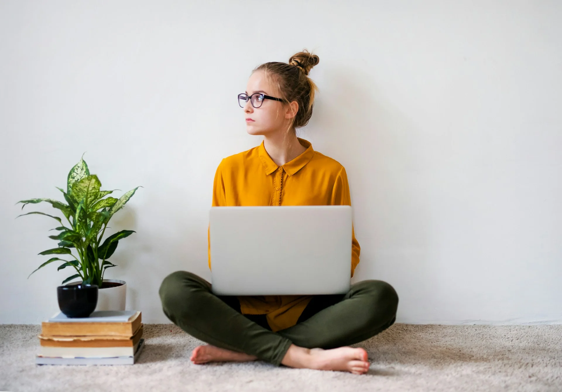 photo - a girl preparing for british gcse