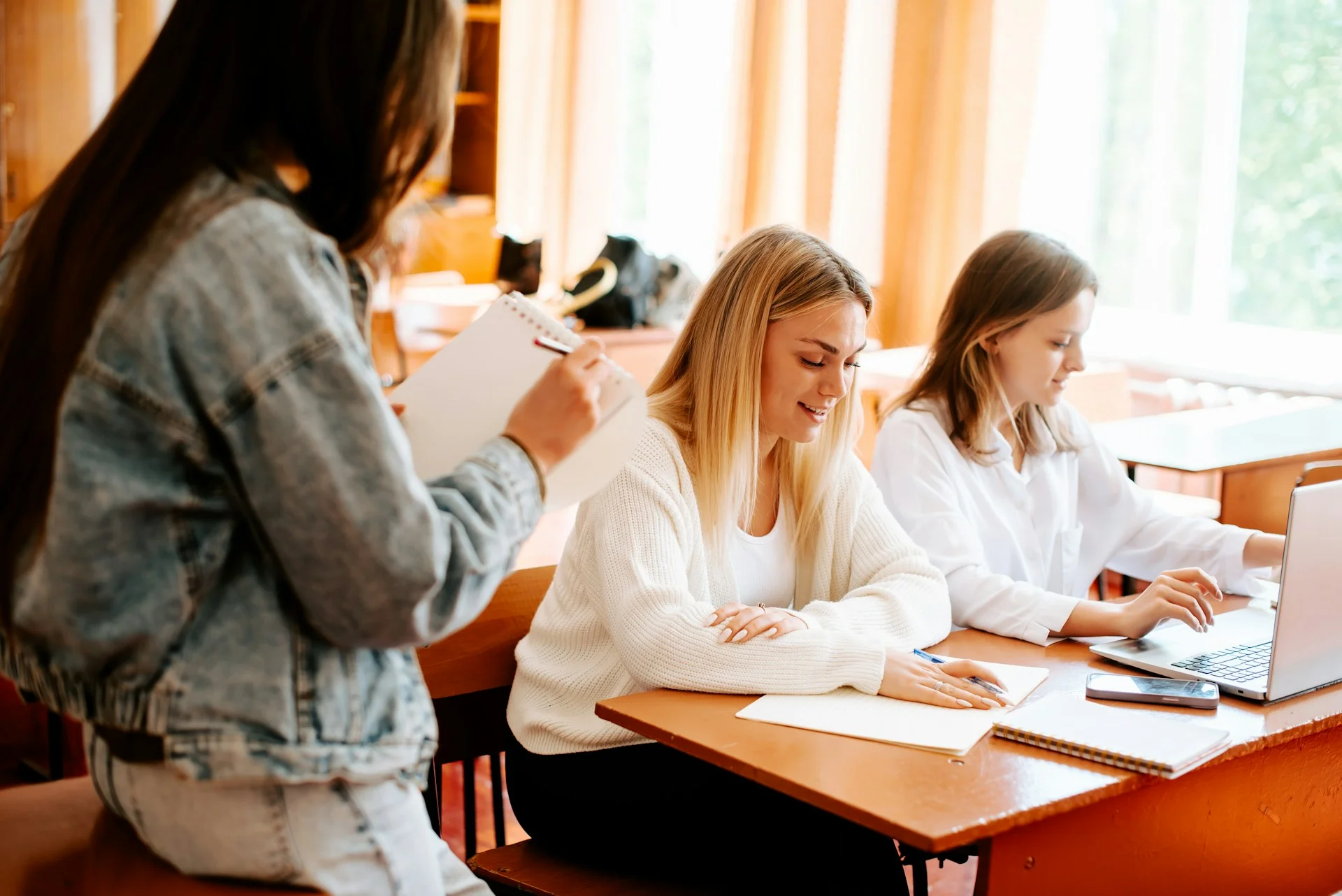 photo - students preparing to retake their failed gcses