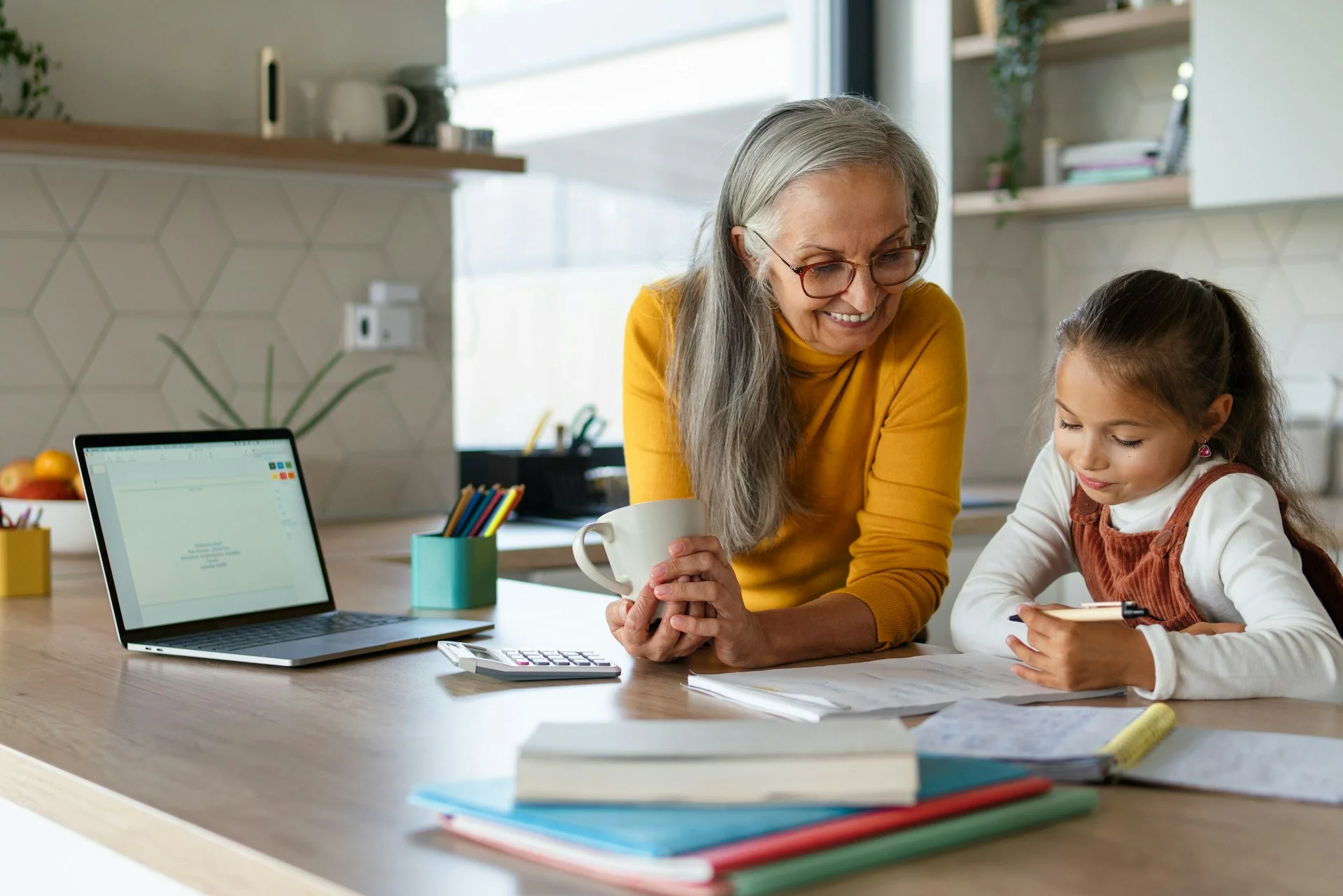 photo - a woman is learning how to start homeschooling UK