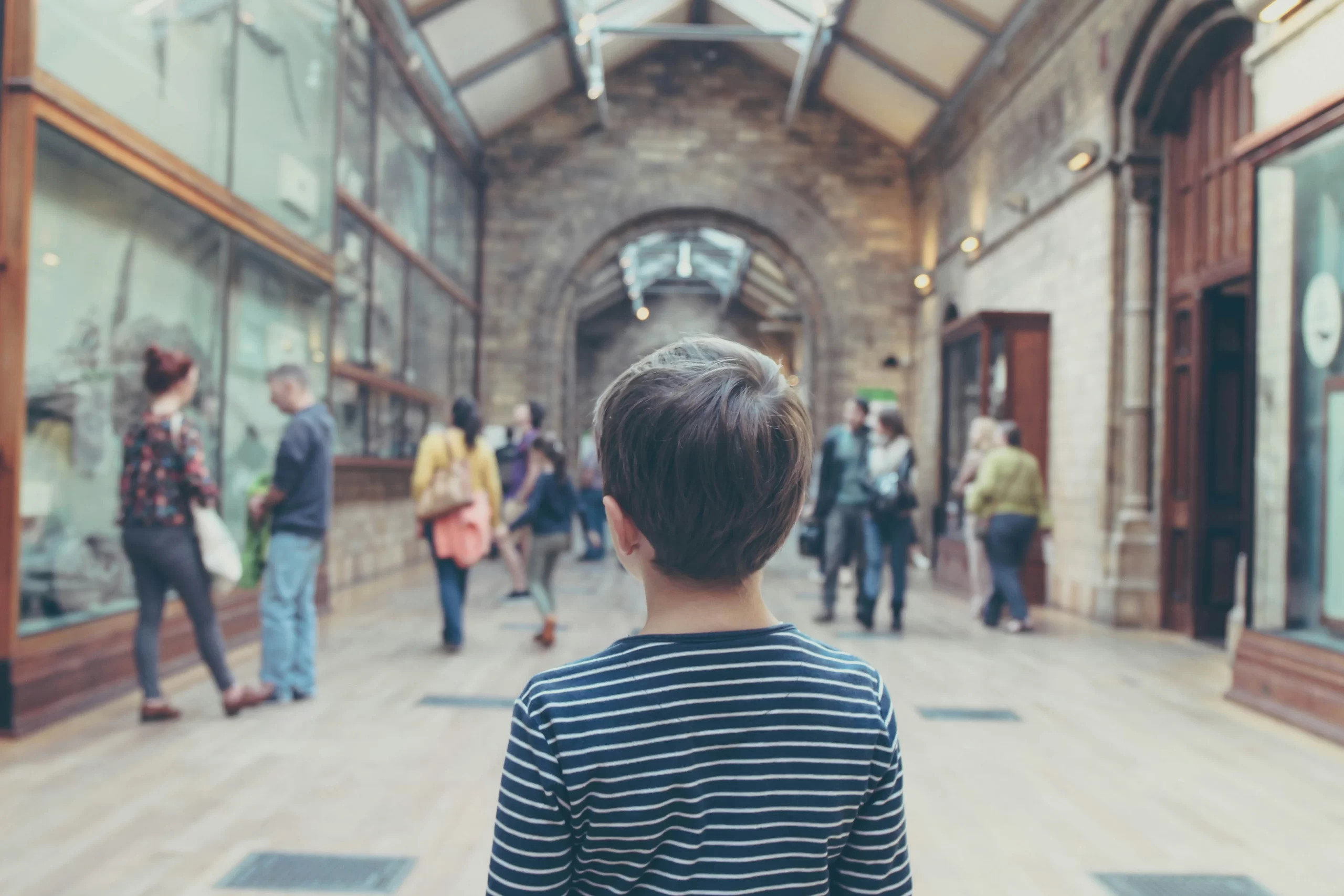 Photo - Child in a museum at one of the children’s events London offers.